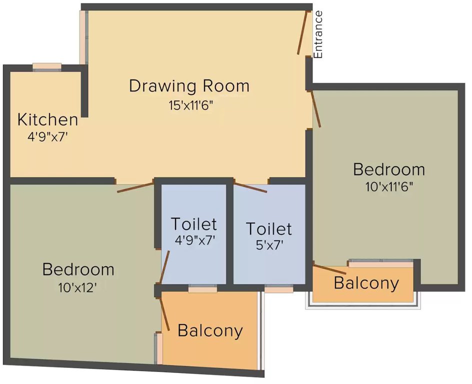  kiera tulip apartment Floor Plan Floor Plan