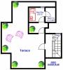  cloud-ville Floor Plan Upper Level Duplex Plan