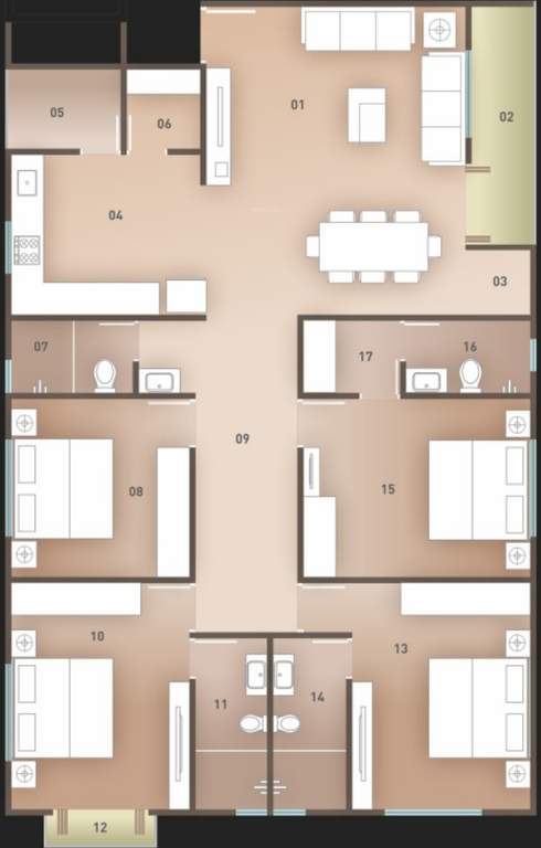  ratnam luxuria Floor Plan Floor Plan
