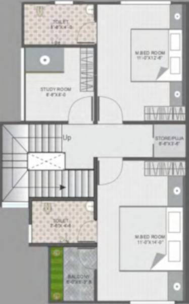  madhuban-square-ii Floor Plan First Floor Plan