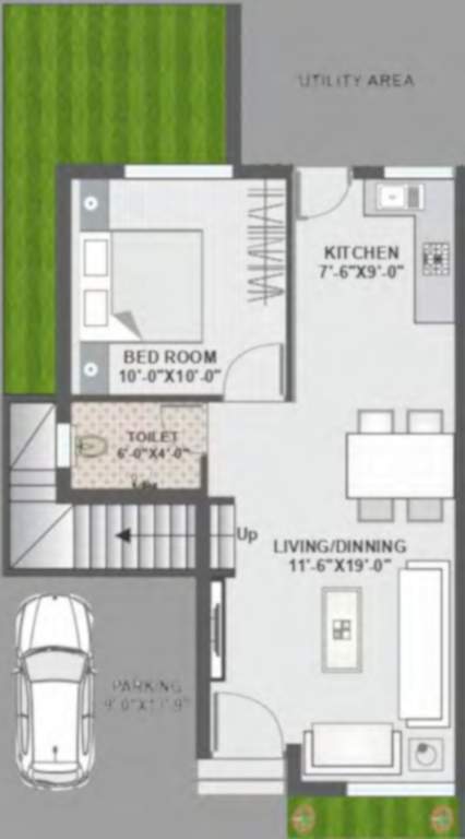  madhuban square ii Floor Plan Ground Floor Plan
