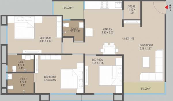 Floor Plan kanha-skyline Floor Plan Floor Plan