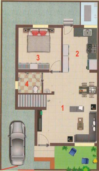 Ground Floor Plan bunglows Floor Plan Ground Floor Plan