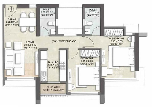  paramount e Floor Plan Floor Plan