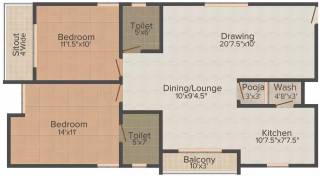  anantula-sai-ashirvad Floor Plan Floor Plan