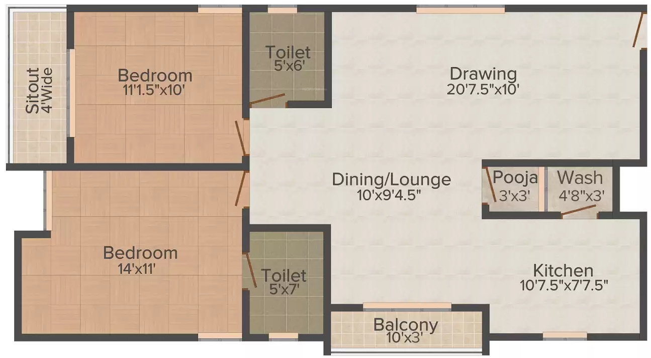  anantula sai ashirvad Floor Plan Floor Plan