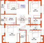 Golden Vista (3BHK+3T (1,499 sq ft) 1499 sq ft)