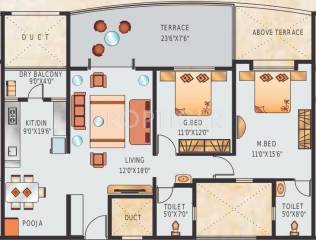 Suyog Vardhamanpura (2BHK+2T (1,195 sq ft) 1195 sq ft) Suyog Vardhamanpura (2BHK+2T (1,195 sq ft) 1195 sq ft)