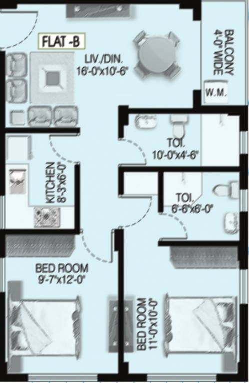 Floor Plan balaji residency Floor Plan Floor Plan