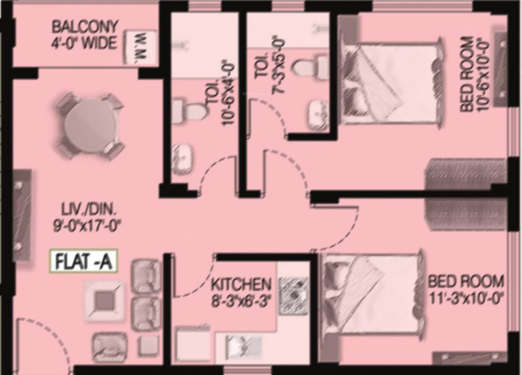 Floor Plan balaji residency Floor Plan Floor Plan