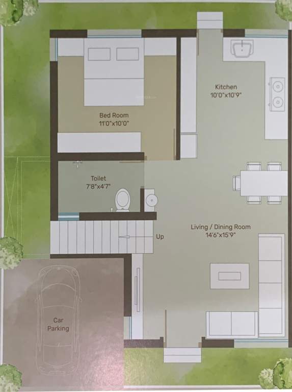  om tulip Floor Plan Ground Floor Plan