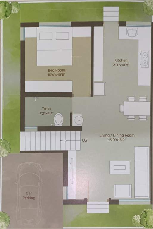  om tulip Floor Plan Ground Floor Plan