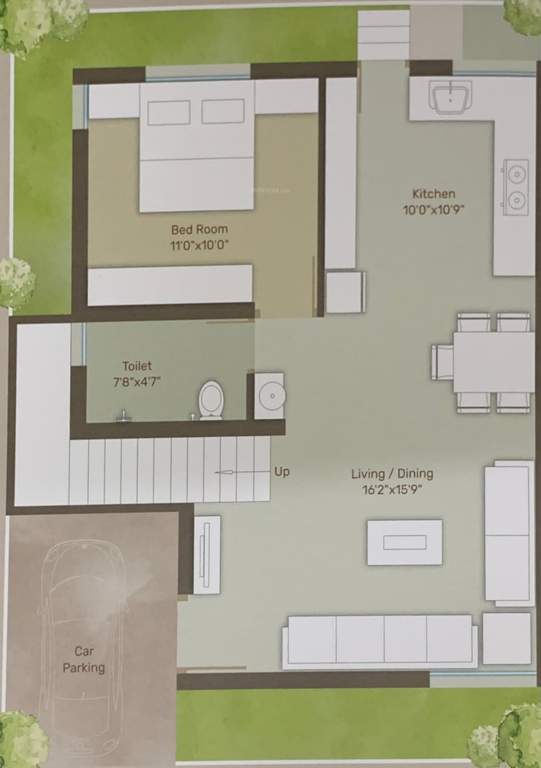  om tulip Floor Plan Ground Floor Plan