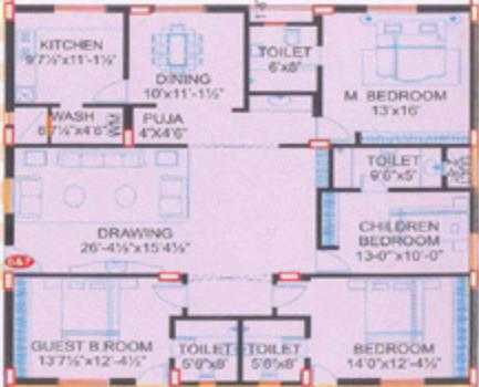  nagarjuna-dream-land Floor Plan Floor Plan