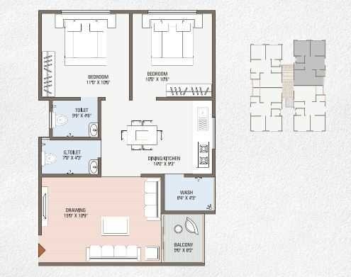  aastha-64 Floor Plan Floor Plan