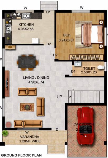  blessing Floor Plan Ground Floor Plan