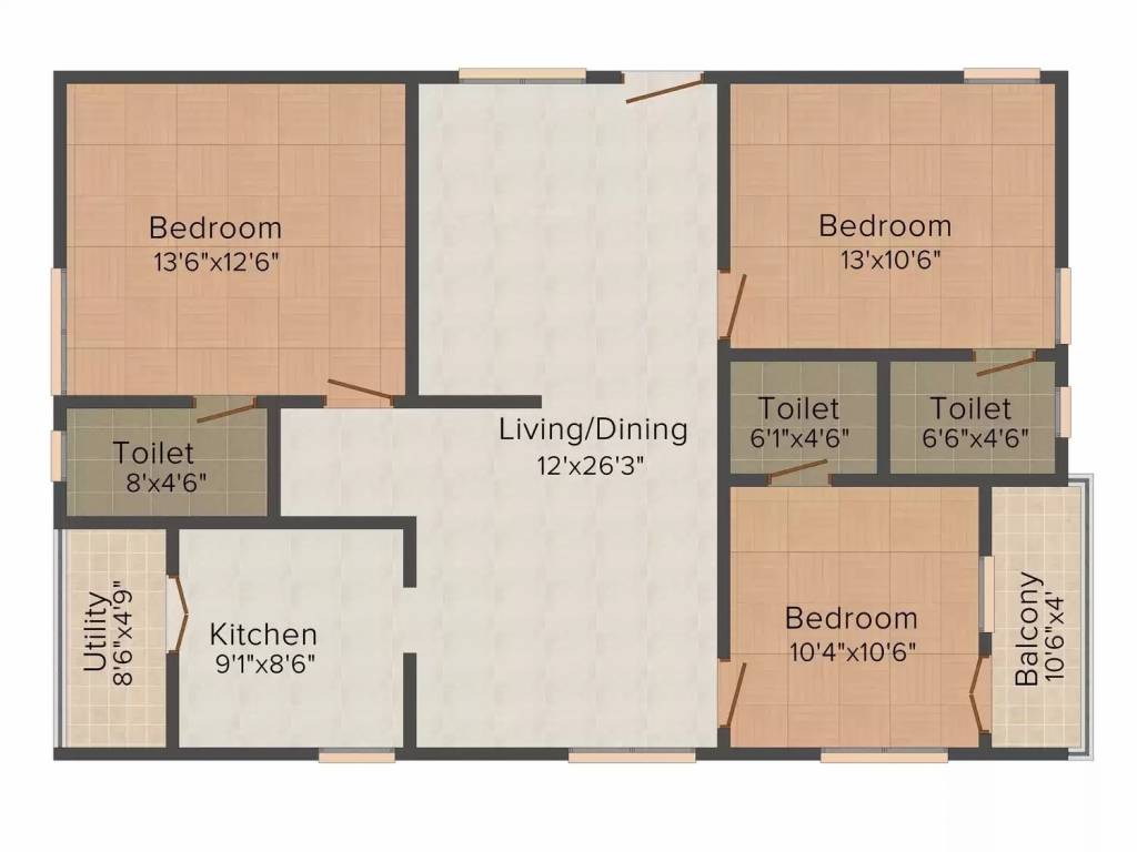  nandaki nivas Floor Plan Floor Plan