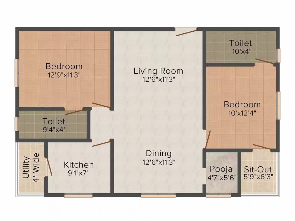 Floor Plan harshith heavens Floor Plan Floor Plan