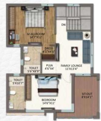  anmol-alpine-vistas Floor Plan First Floor Plan