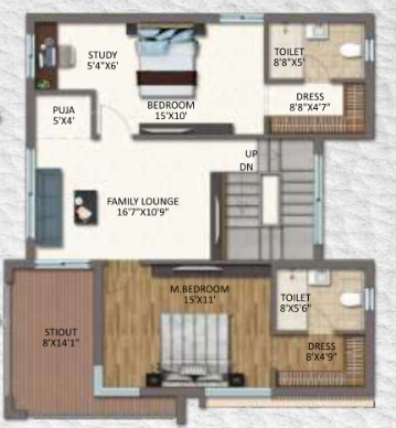  anmol alpine vistas Floor Plan First Floor Plan