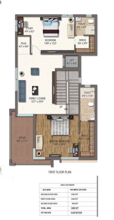 First Floor Plan anmol alpine vistas Floor Plan First Floor Plan
