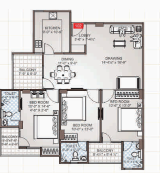  virasat-enorme Floor Plan Floor Plan