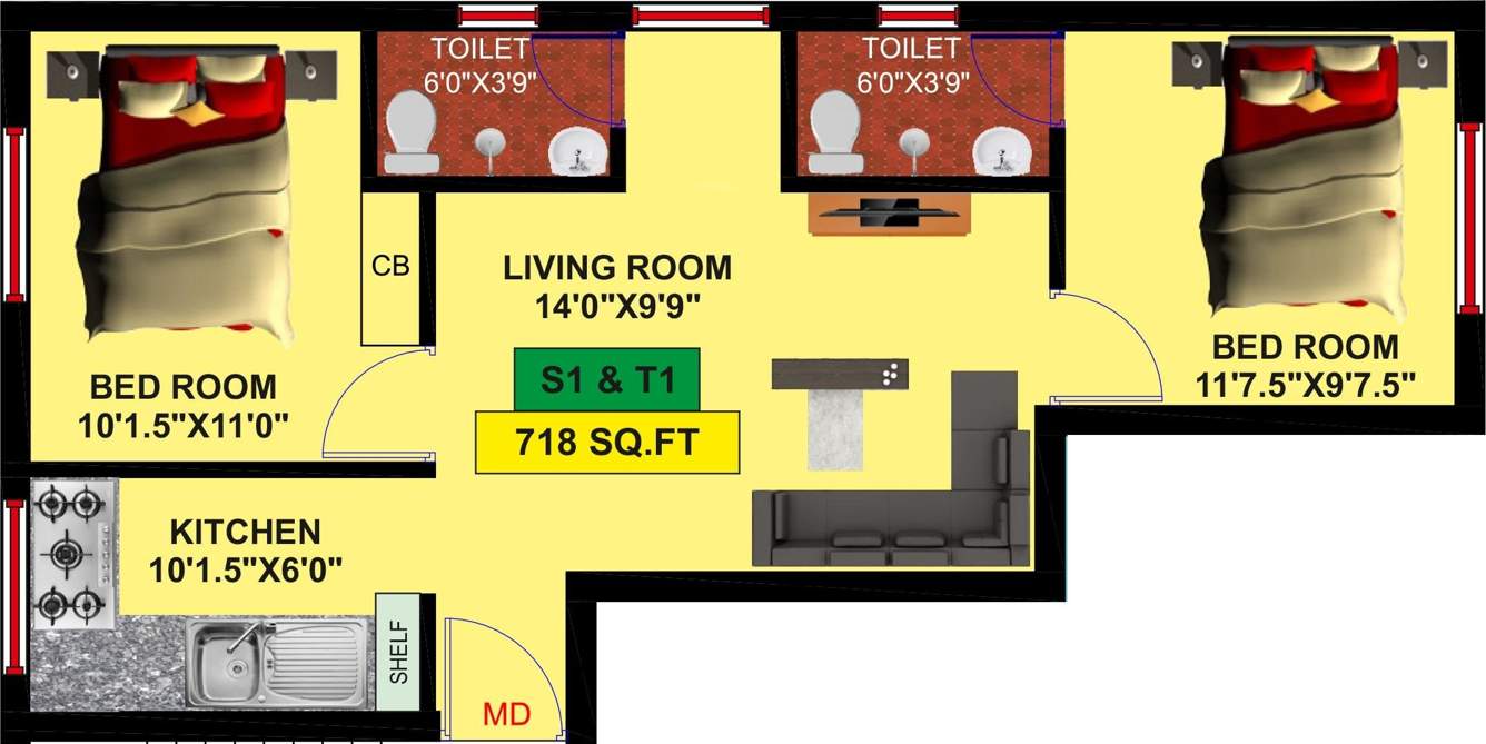  sai erica Floor Plan Floor Plan