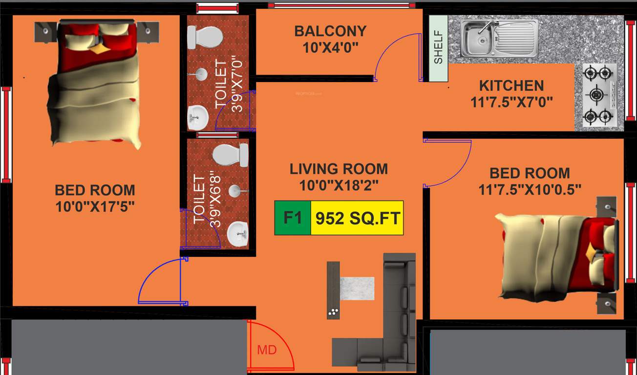  sai erica Floor Plan Floor Plan