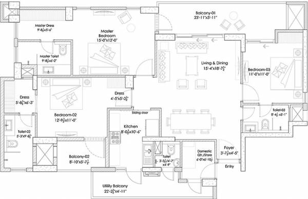  hightown-residences Floor Plan Floor Plan