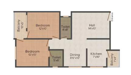  modern city apartment Floor Plan Floor Plan