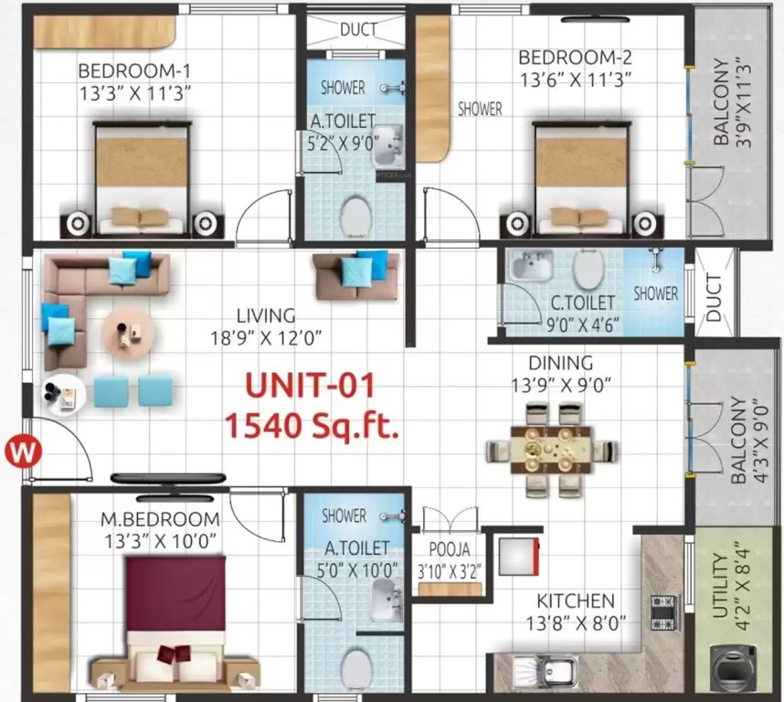  urban crest Floor Plan Floor Plan