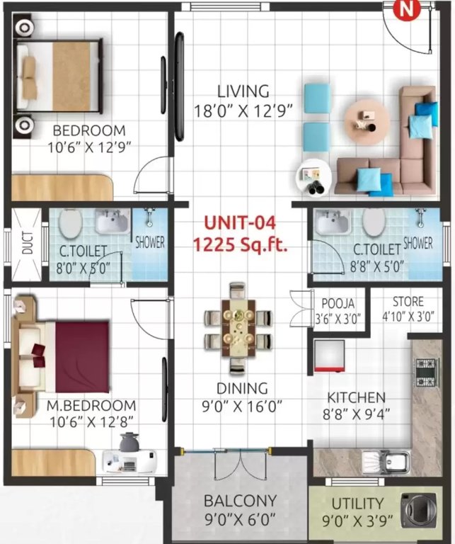  urban crest Floor Plan Floor Plan