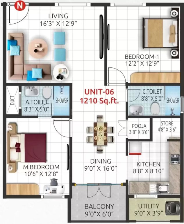  urban crest Floor Plan Floor Plan