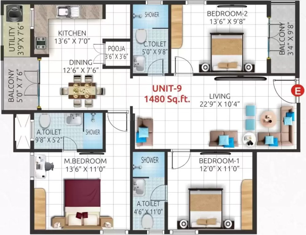  urban crest Floor Plan Floor Plan