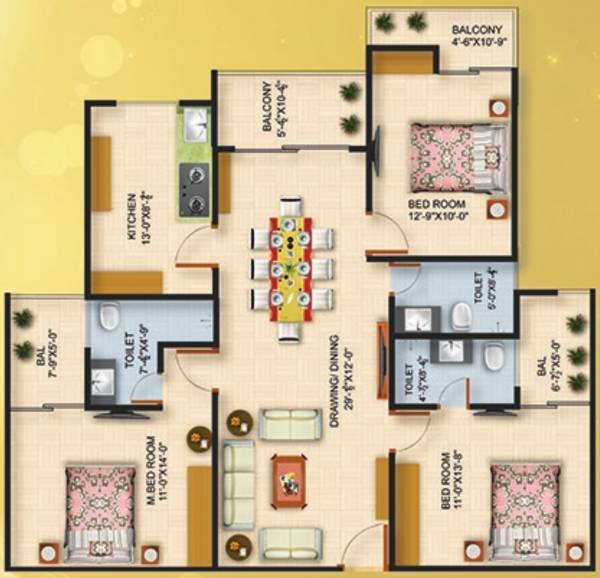 Floor Plan luv-kush-apartment Floor Plan Floor Plan