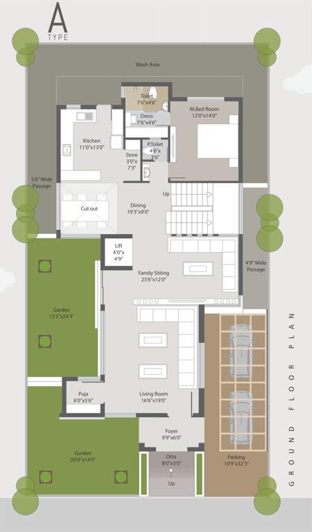  celestial Floor Plan Ground Floor Plan