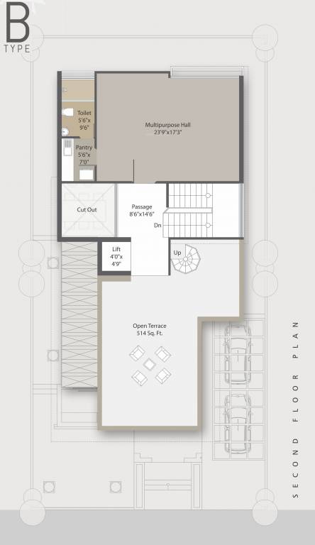  celestial Floor Plan Second Floor Plan