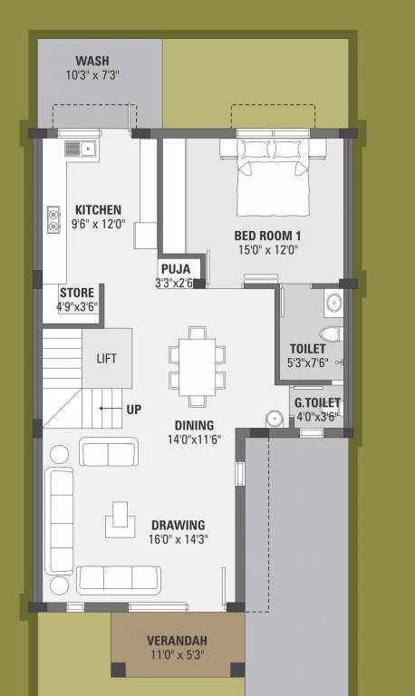  vatika Floor Plan Ground Floor Plan