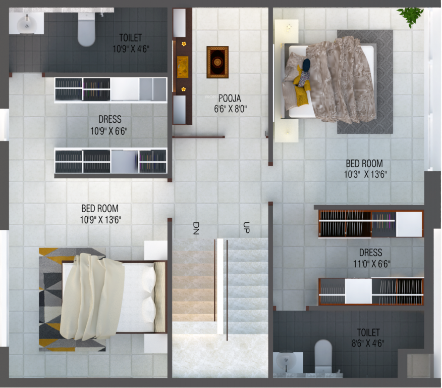  akruthi ark Floor Plan Second Floor Plan