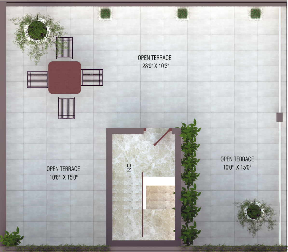  akruthi ark Floor Plan Terrace Floor Plan