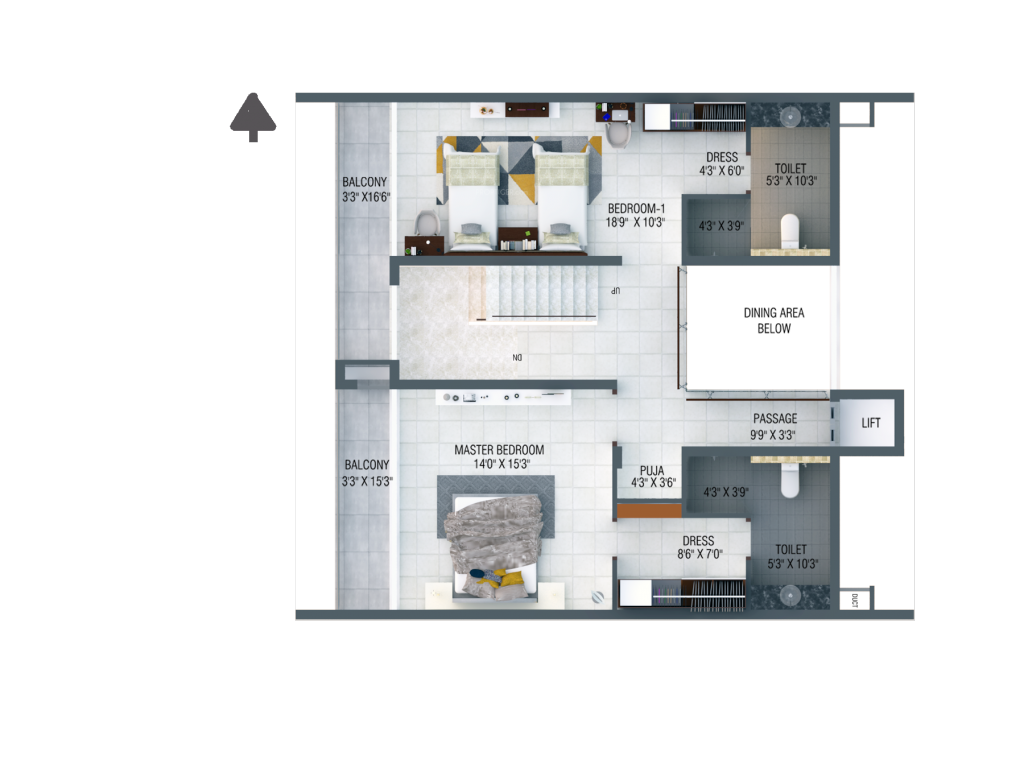  akruthi ark Floor Plan First Floor Plan
