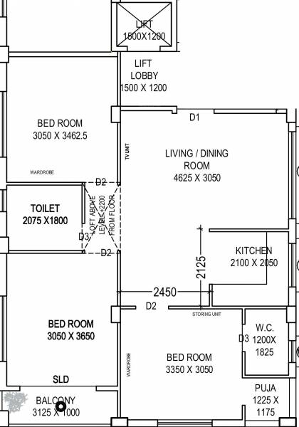  om-residency Floor Plan Floor Plan