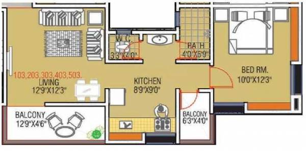  pollens-residences Floor Plan Floor Plan
