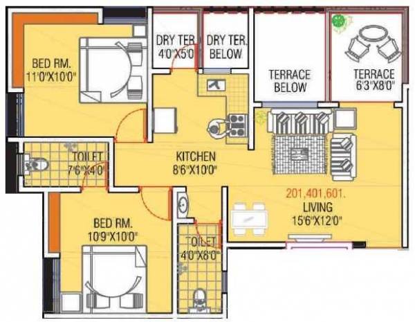  pollens-residences Floor Plan Floor Plan