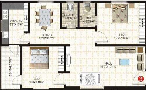  srinivasa-nilayam Floor Plan Floor Plan