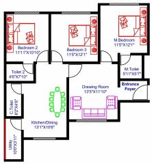  residency Floor Plan Floor Plan