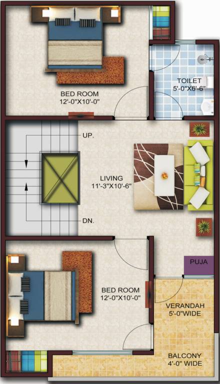  orchid villa Floor Plan First Floor Plan