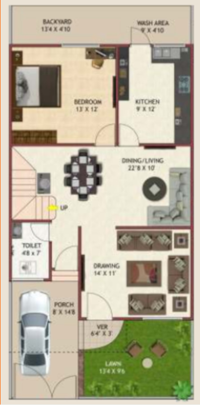  city Floor Plan Ground Floor Plan