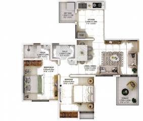  palm-spring Floor Plan Floor Plan
