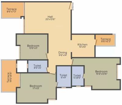  kalpataru Floor Plan Floor Plan